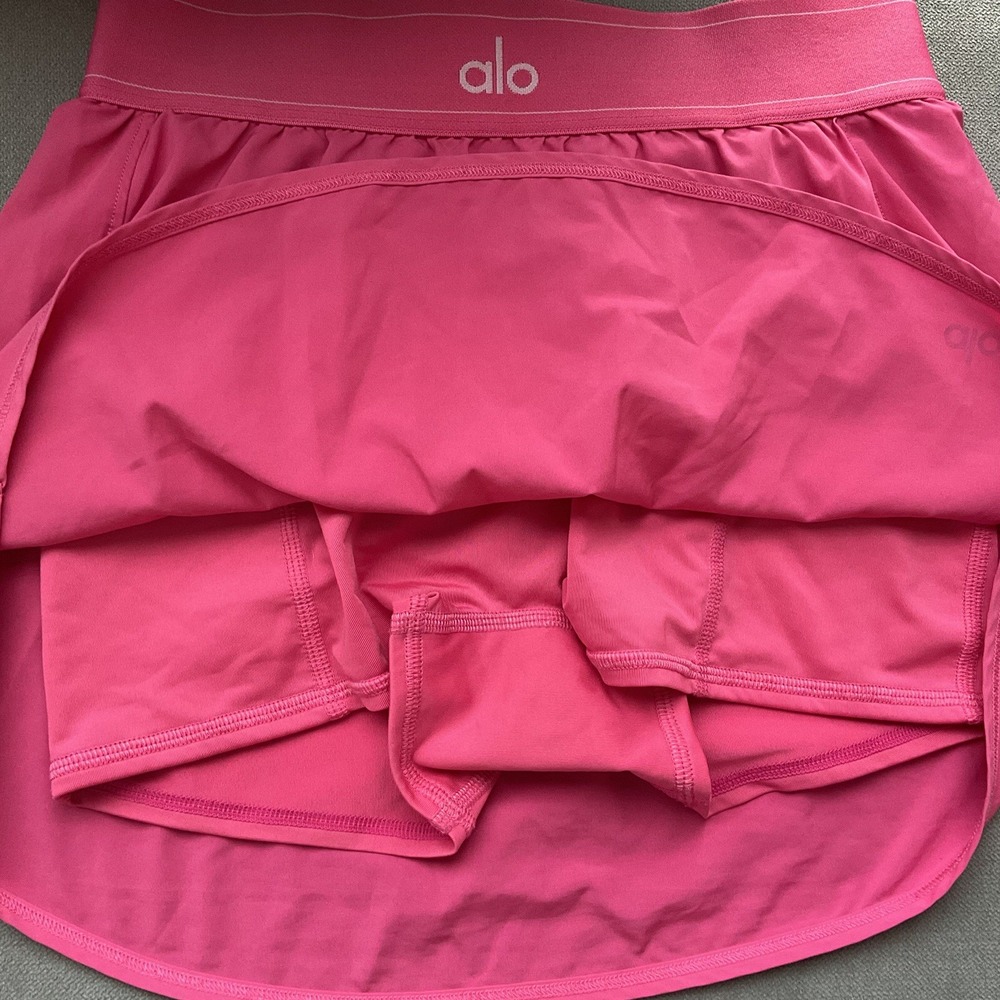 Alo Yoga Match Point Tennis Skirt Pink Fuchsia XS - Picture 11 of 12